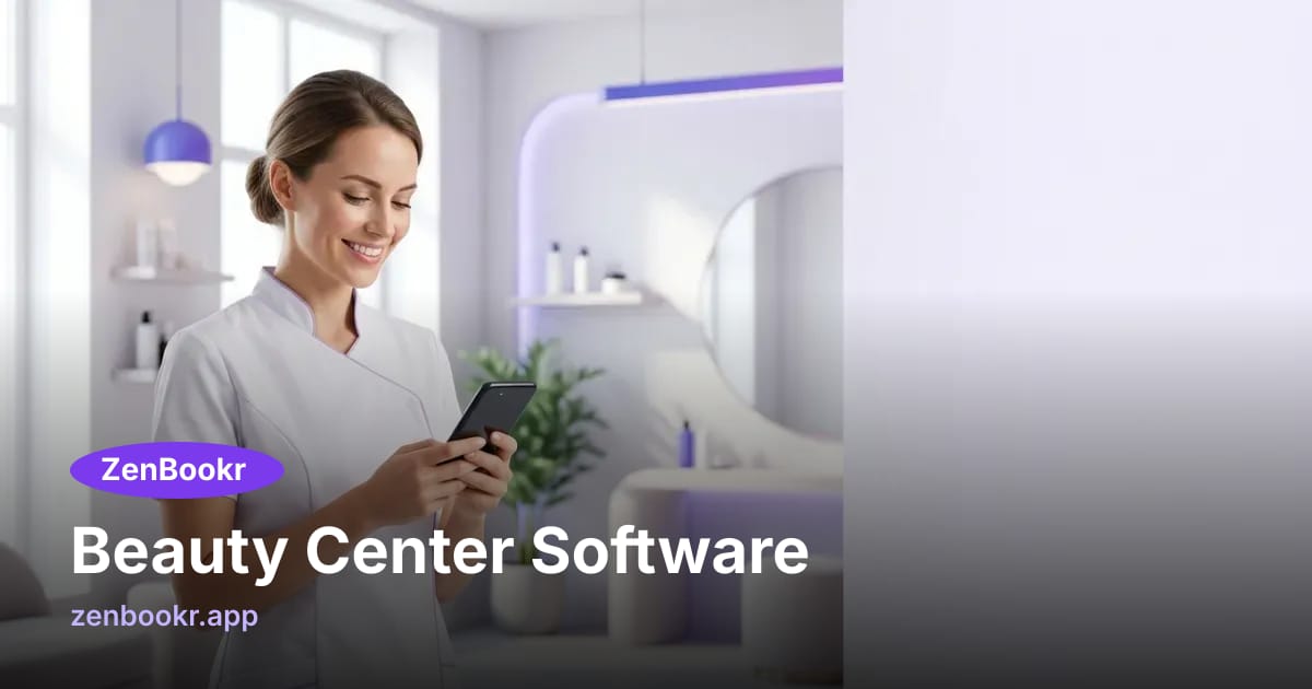 Beauty Center & Beauty Salon Management Software | ZenBookr